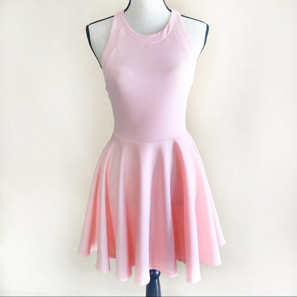 Dresses & Skirts - Womens Stretch Ballerina Skater Dress S Pink